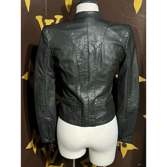 BlankNYC Faux Leather Moto Style  Biker Jacket Size XS - Picture 4 of 5